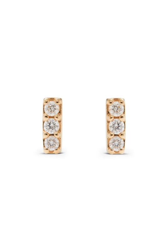 Mini Diamond Bar Earrings-J.Tyler-Boyds Philadelphia