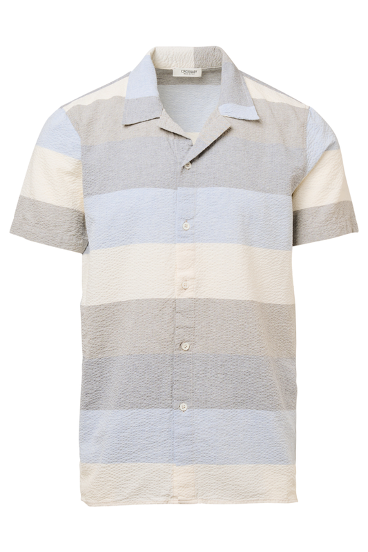 Seersucker Camp Shirt-CROSSLEY-Boyds Philadelphia