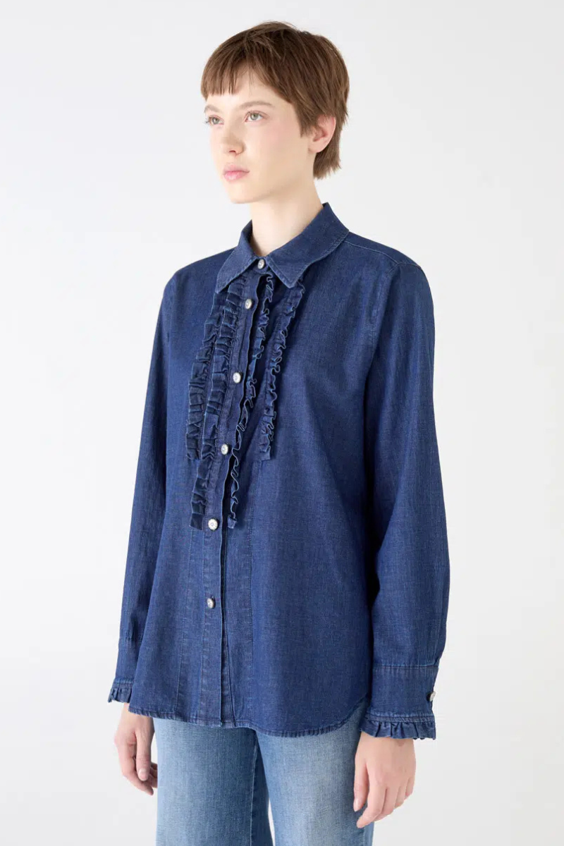 Gale Chambray Shirt-Shaft-Boyds Philadelphia