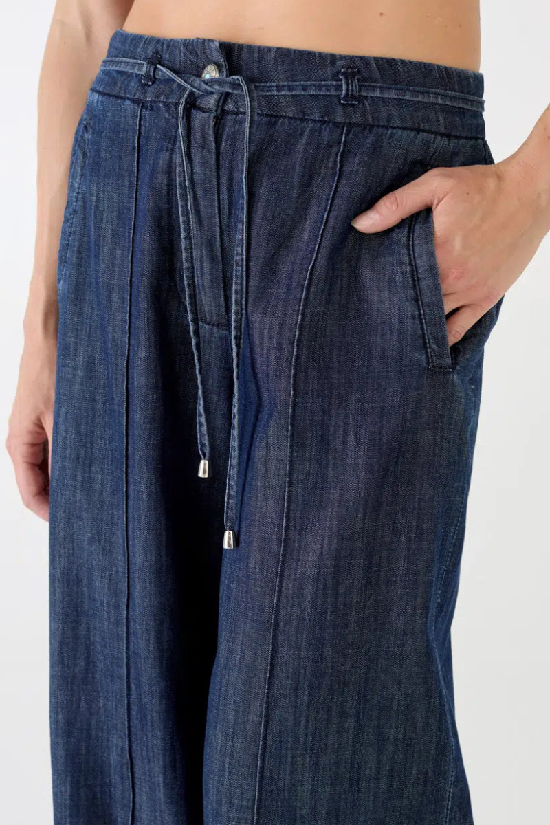 Flavia Wide Leg Chambray Jeans-Shaft-Boyds Philadelphia