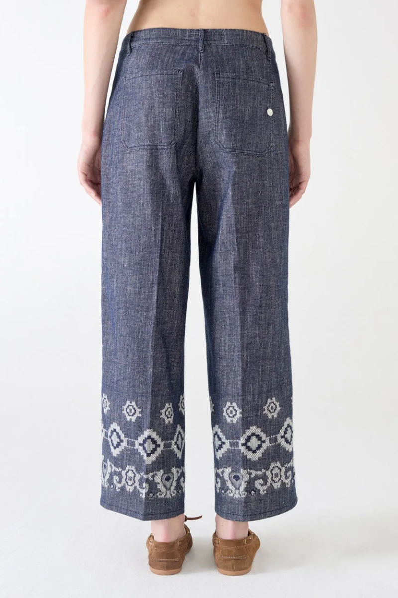 Mariella Cropped Jacquard Jeans-Shaft-Boyds Philadelphia