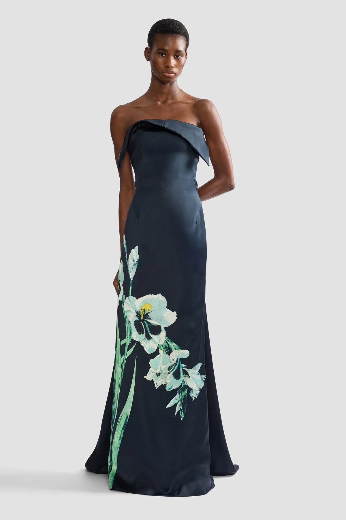 Floral Duchess Bustier Gown-ERDEM-Boyds Philadelphia