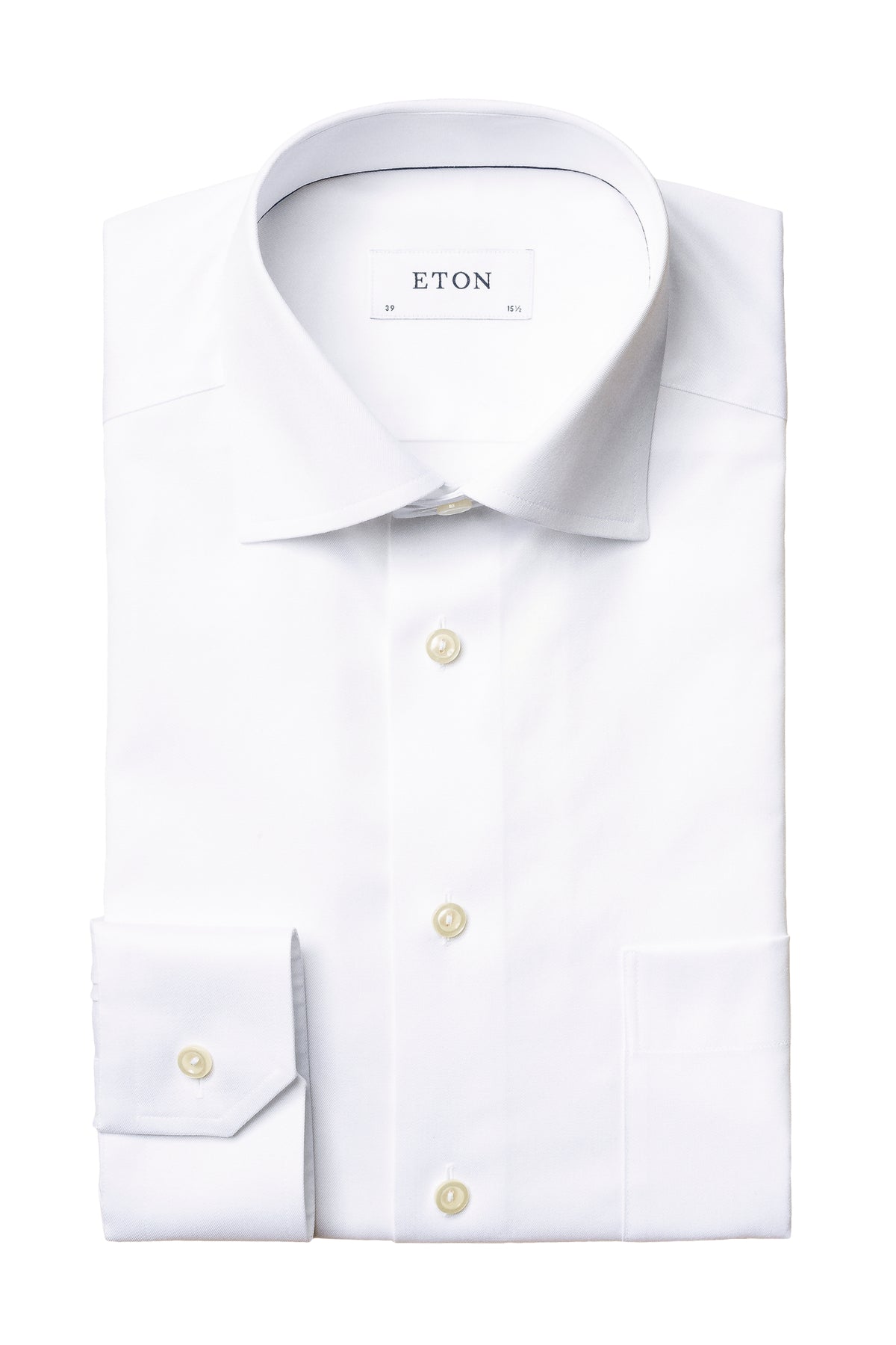 Classic Fit Solid Signature Twill Shirt-Eton-Boyds Philadelphia