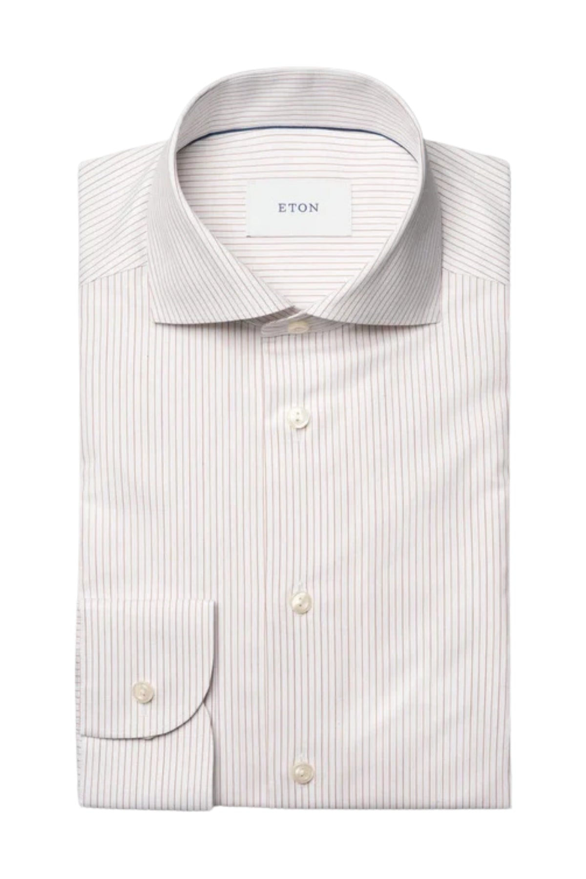 Slim Fit Striped Fine Twill Shirt