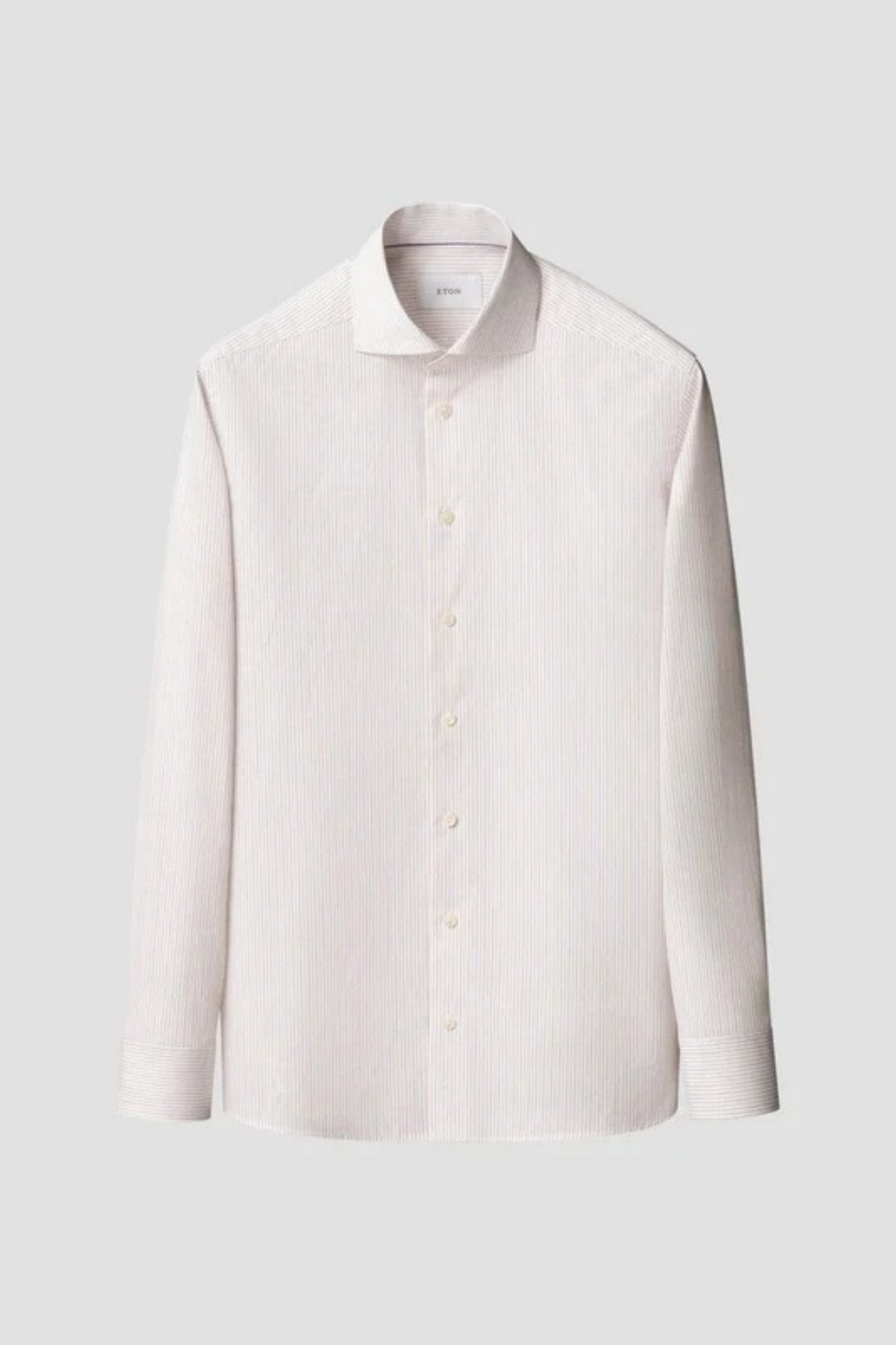 Slim Fit Striped Fine Twill Shirt
