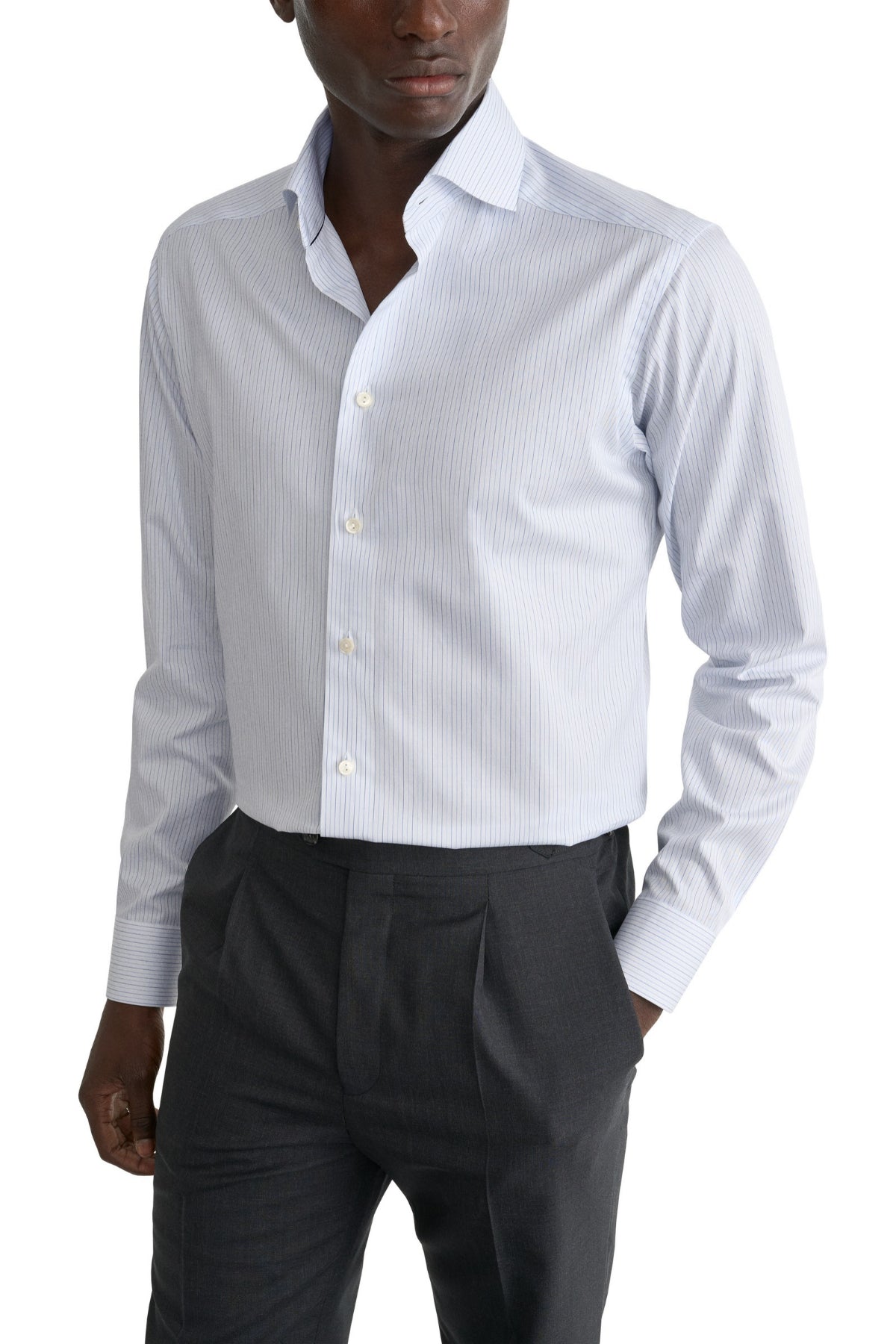 Striped Fine Twill Shirt-Eton-Boyds Philadelphia