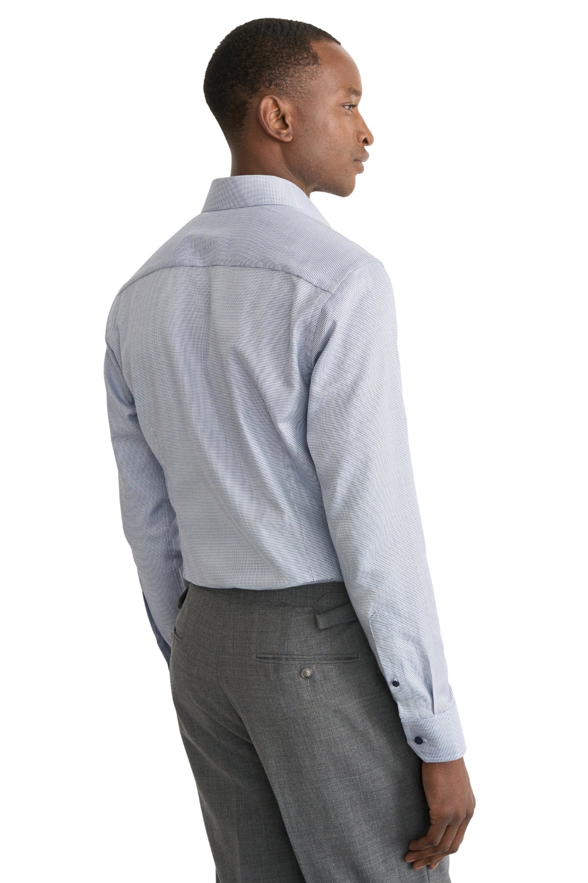 Slim Fit Semi-Solid Twill Shirt