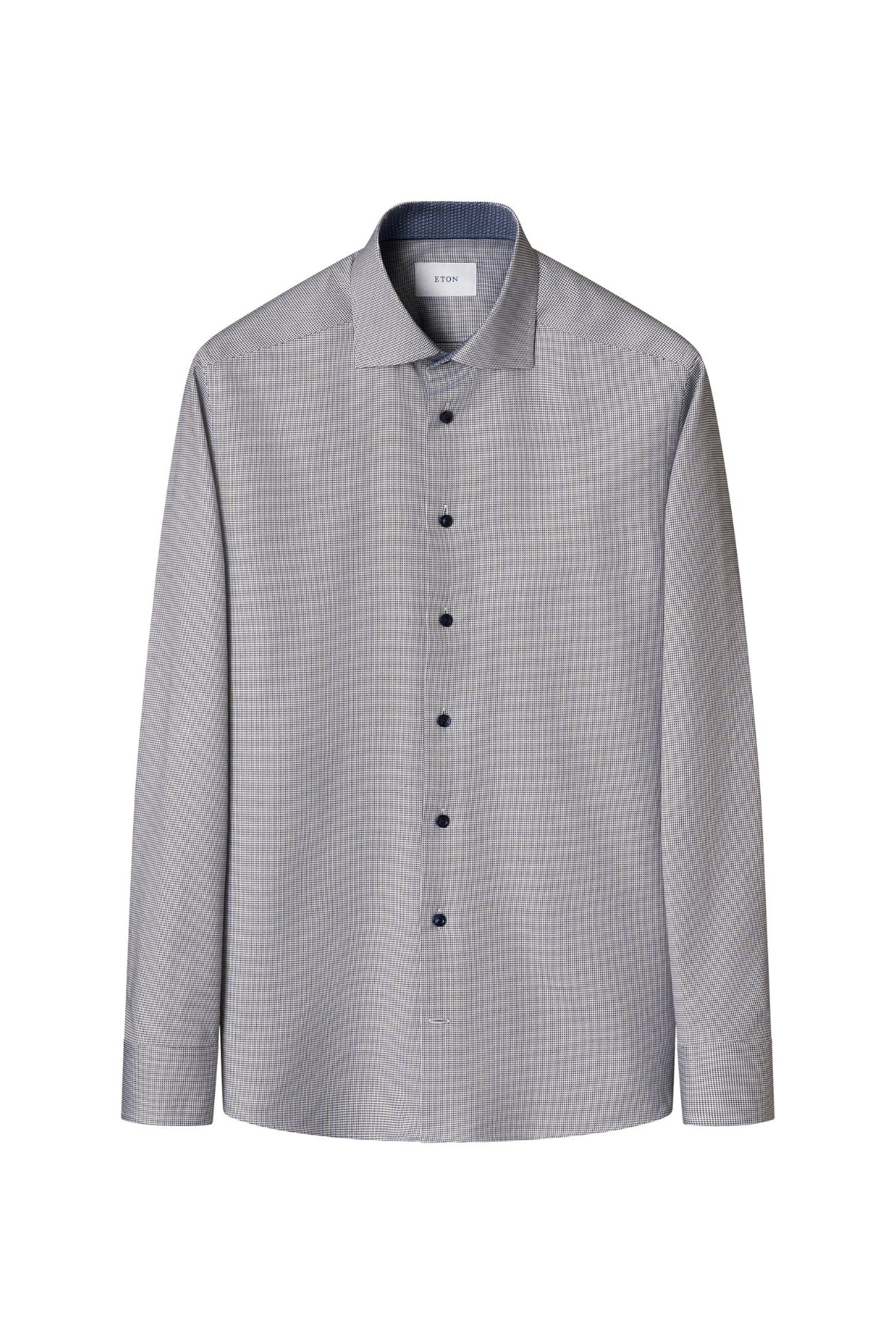 Slim Fit Semi-Solid Twill Shirt-Eton-Boyds Philadelphia