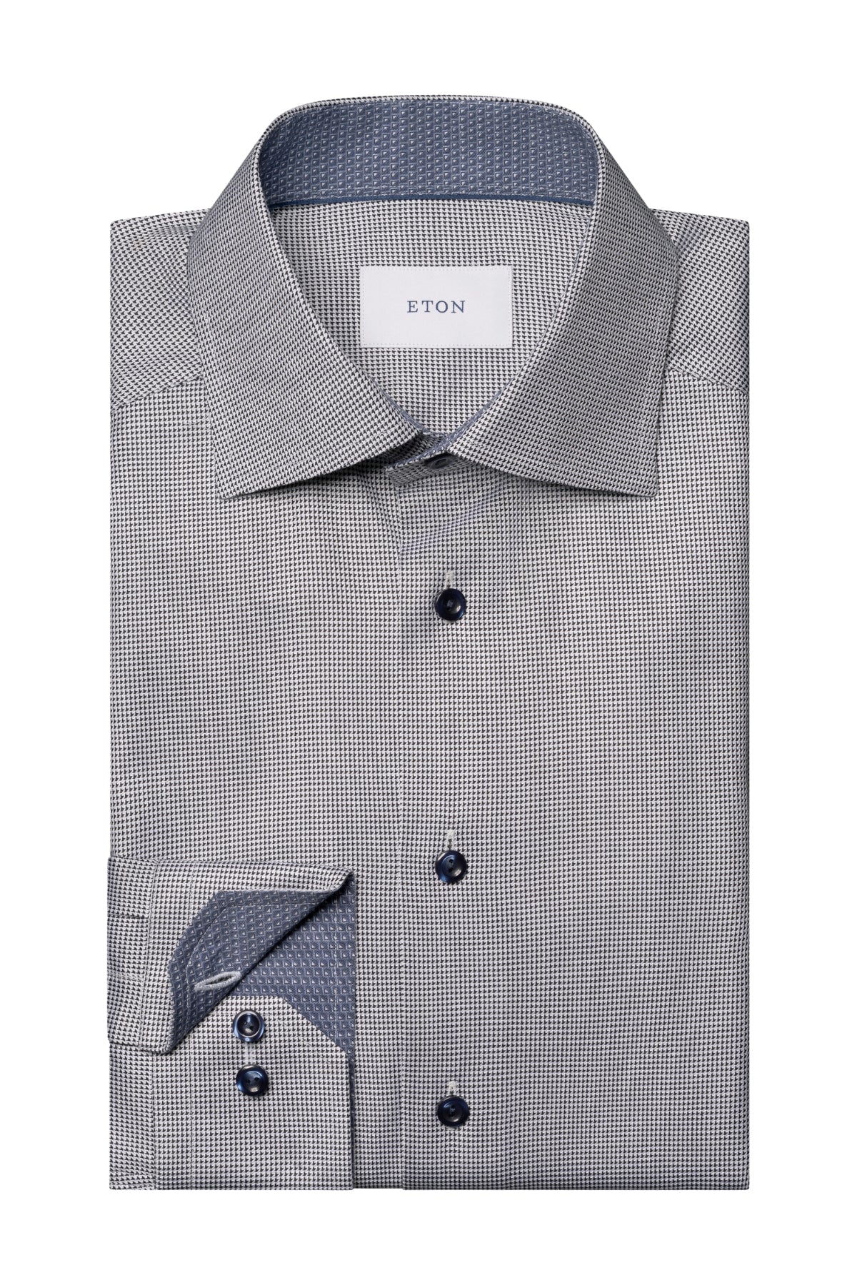 Slim Fit Semi-Solid Twill Shirt-Eton-Boyds Philadelphia