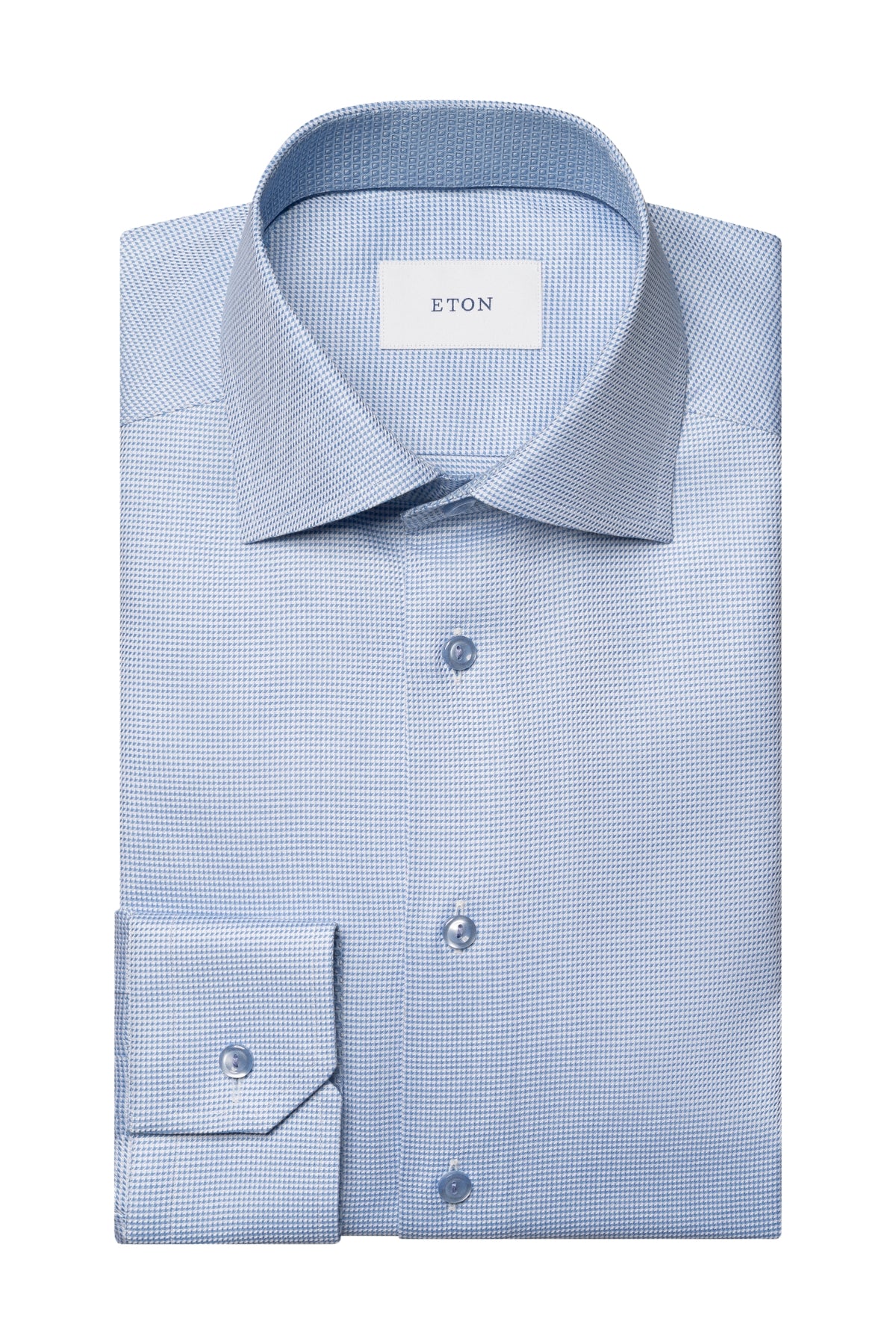 Contemporary Semi-Solid Twill Shirt-Eton-Boyds Philadelphia