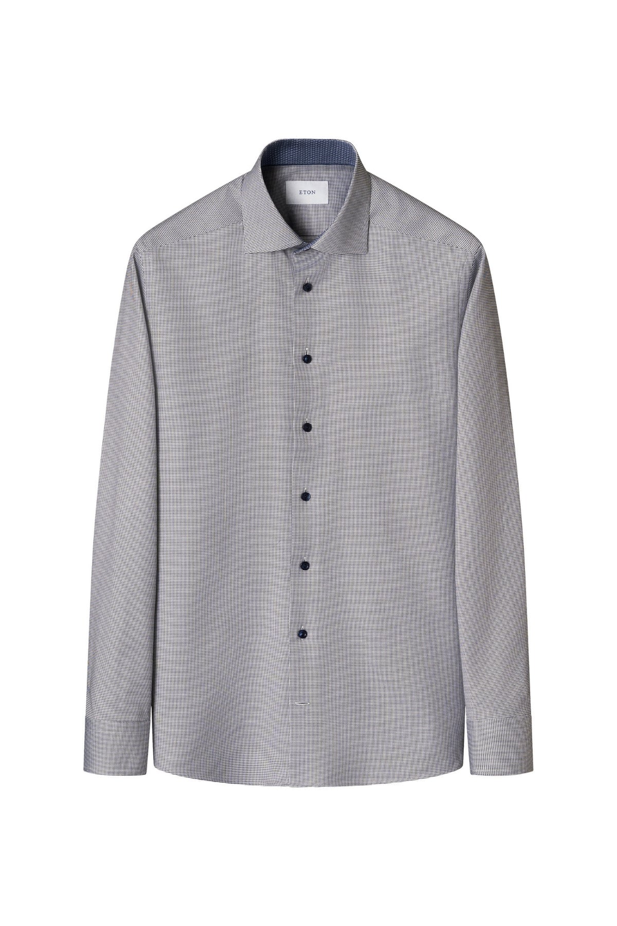 Contemporary Semi-Solid Twill Shirt-Eton-Boyds Philadelphia