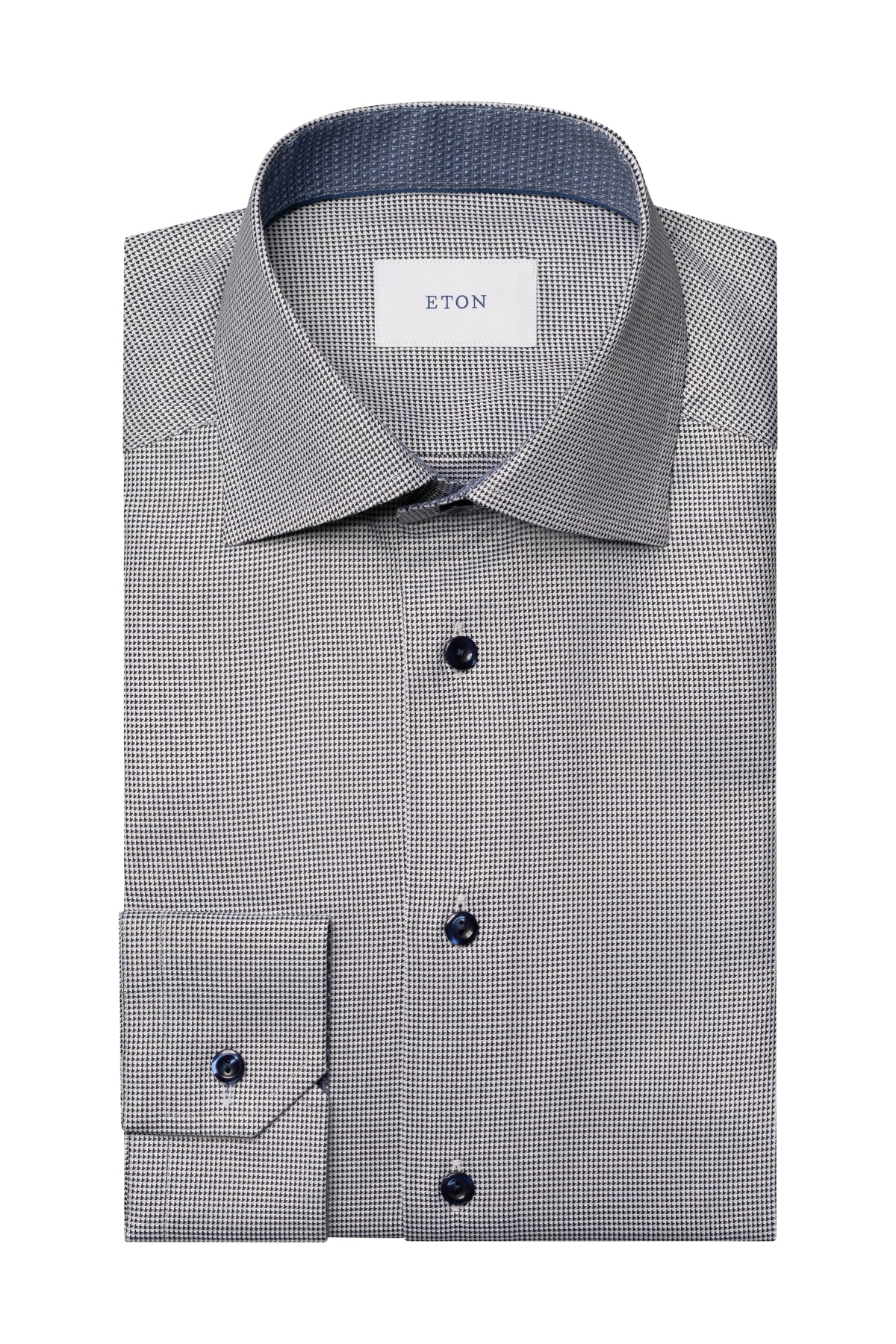 Contemporary Semi-Solid Twill Shirt-Eton-Boyds Philadelphia