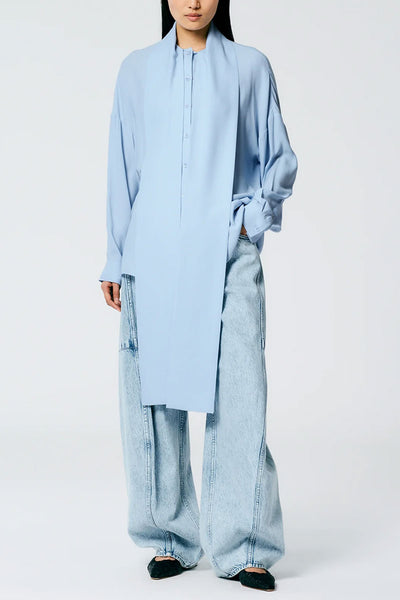 Feather Weight Eco Crepe Davenport Sculpted Shirt-Tibi-Boyds Philadelphia