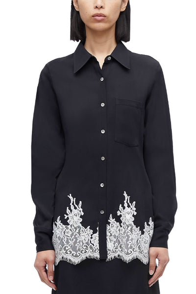 Lace Trim Shirt-3.1 Phillip Lim-Boyds Philadelphia