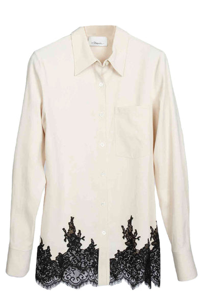 トップス rosymonster trad lace trim shirt Lace Trim Shirt by 3.1 Phillip Lim