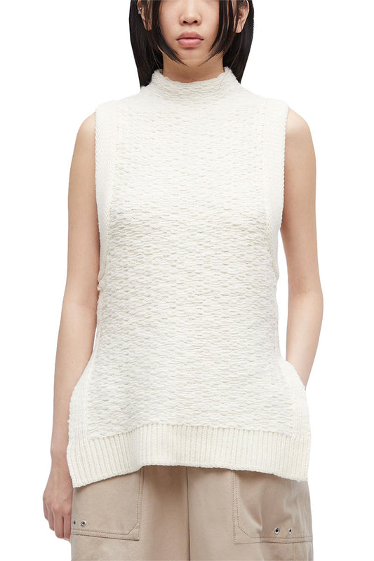 Wool Jacquard Mockneck Top-3.1 Phillip Lim-Boyds Philadelphia