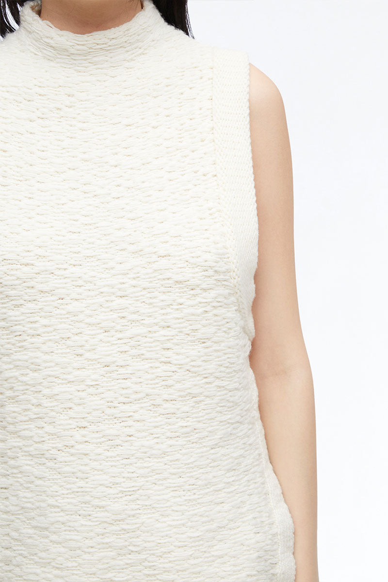 Wool Jacquard Mockneck Top-3.1 Phillip Lim-Boyds Philadelphia