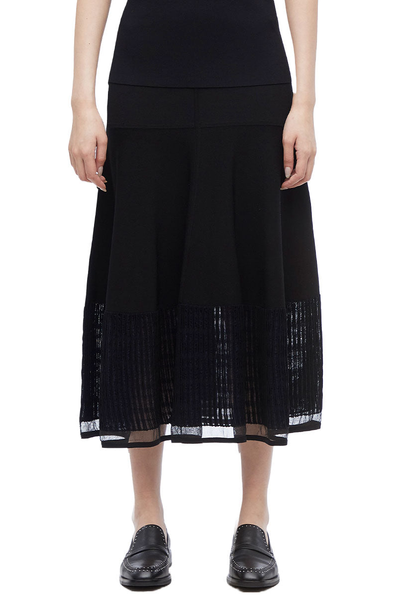 Micro Rib Ottoman Midi Skirt-3.1 Phillip Lim-Boyds Philadelphia