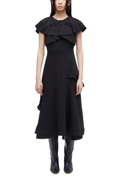 Ruffle Overlay Midi Dress-3.1 Phillip Lim-Boyds Philadelphia