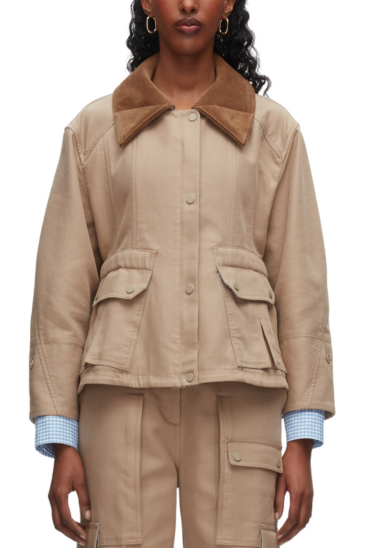 Cropped Flounce Barn Jacket-3.1 Phillip Lim-Boyds Philadelphia