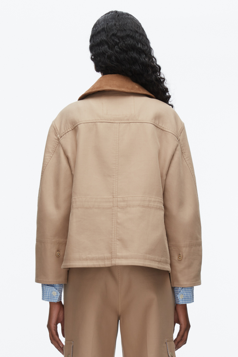 Cropped Flounce Barn Jacket-3.1 Phillip Lim-Boyds Philadelphia