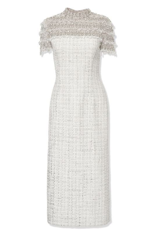 Tweed Midi Dress