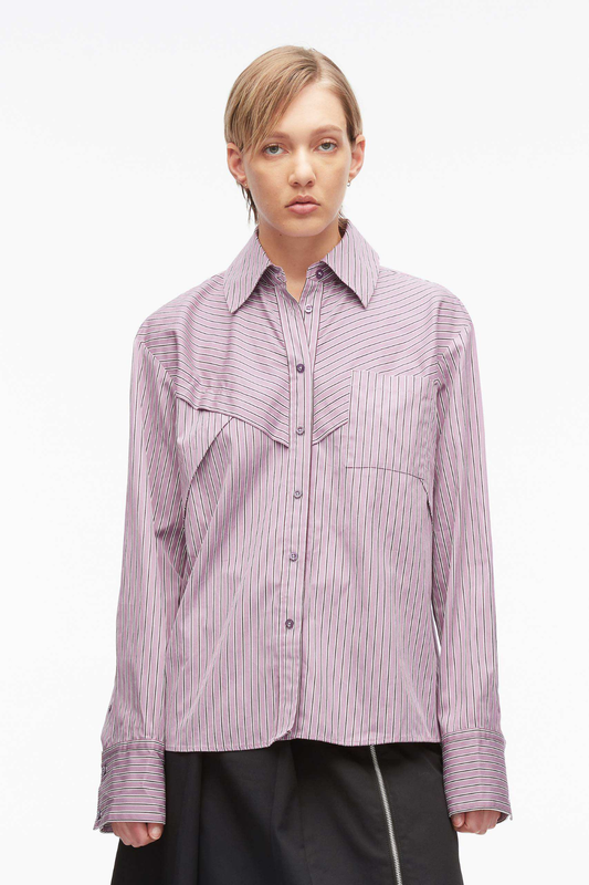 Striped Oversized Shirt-3.1 Phillip Lim-Boyds Philadelphia