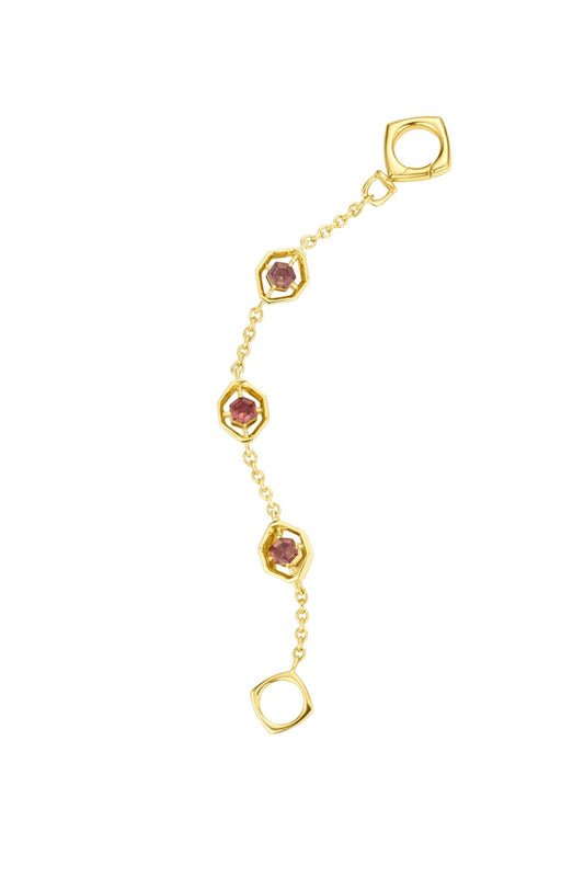 Orange Hex Sapphire Fob-12th HOUSE-Boyds Philadelphia