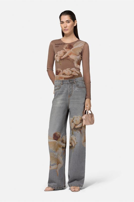 Bouquet Angels Baggy Jeans-Fiorucci-Boyds Philadelphia