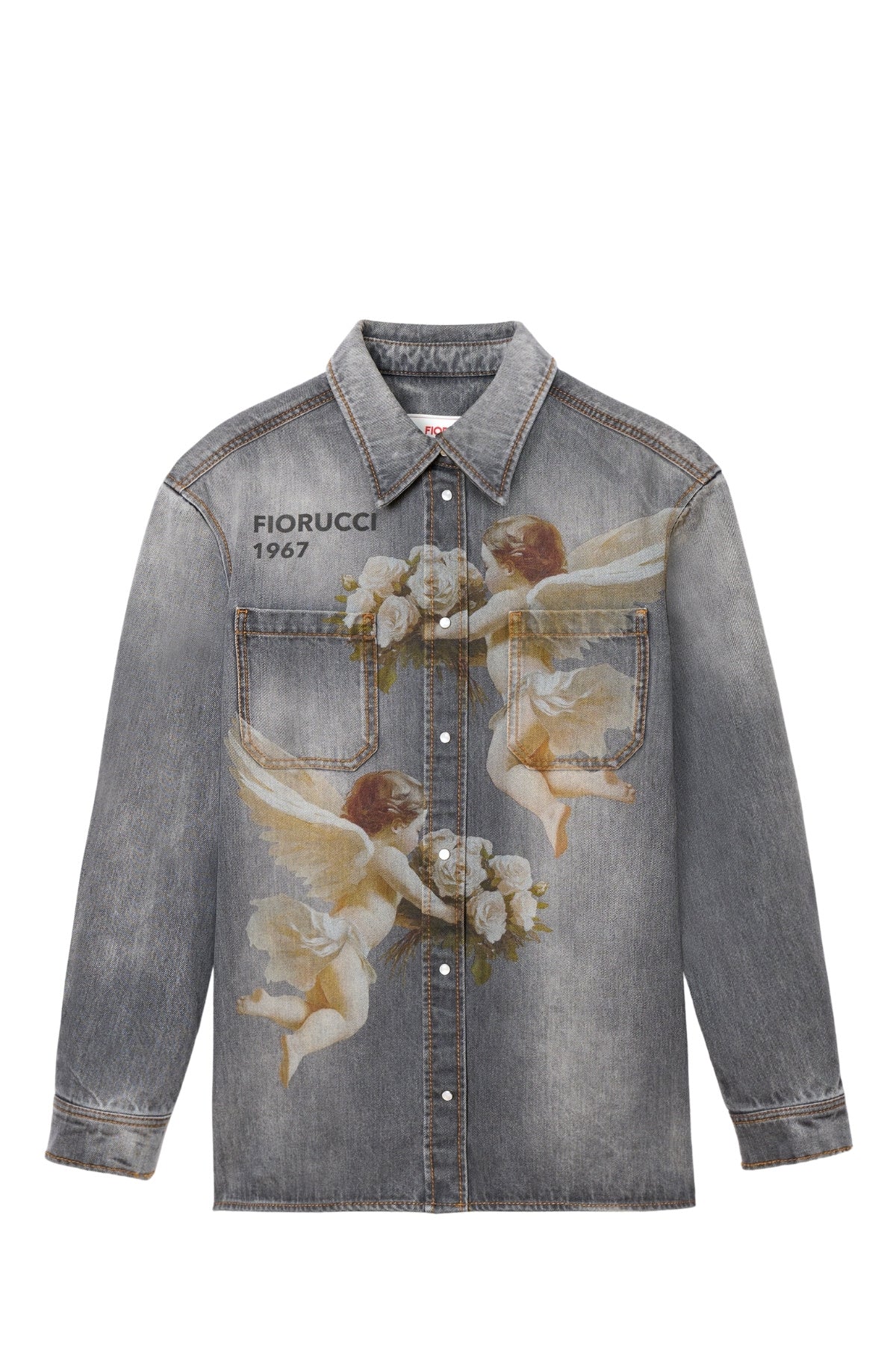 Bouquet Angels Denim Shirt