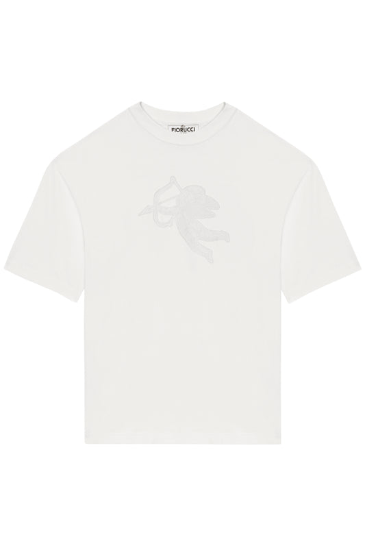 Lace Cupid Patch Relaxed T-Shirt-Fiorucci-Boyds Philadelphia