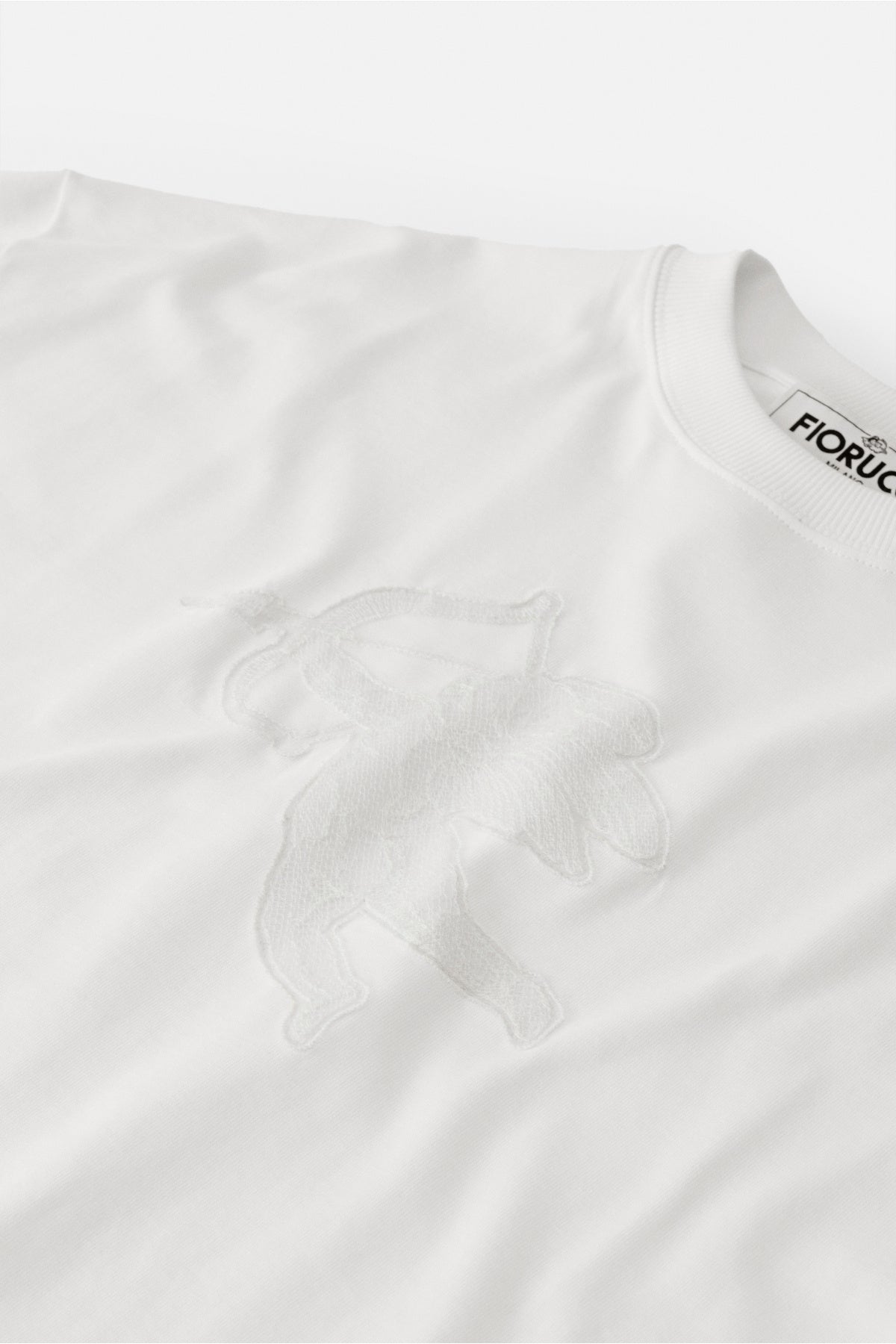 Lace Cupid Patch Relaxed T-Shirt