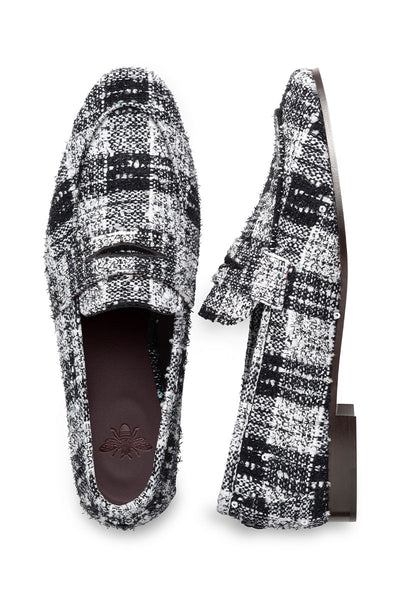 Black and White Tweed Flaneur-Bougeotte-Boyds Philadelphia