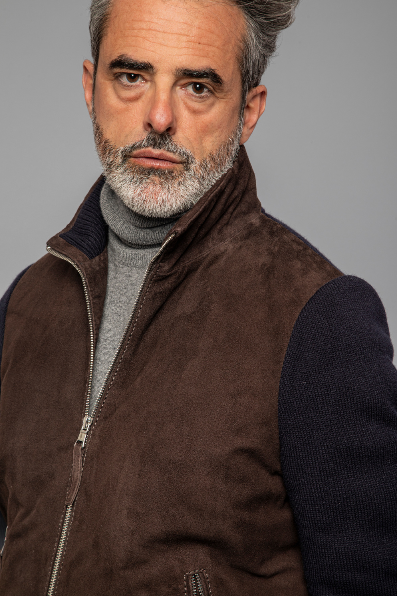 Francis Knit Leather Jacket-The Jack Leathers-Boyds Philadelphia