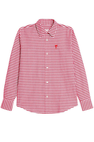 Gingham Ami de Coeur Shirt-AMI-Boyds Philadelphia