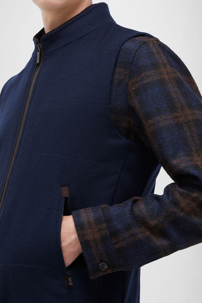 Cashmere Zip Vest-Maurizio Baldassari-Boyds Philadelphia