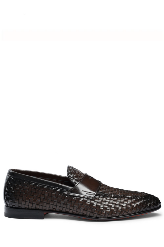 Gwendal Woven Loafers-Santoni-Boyds Philadelphia