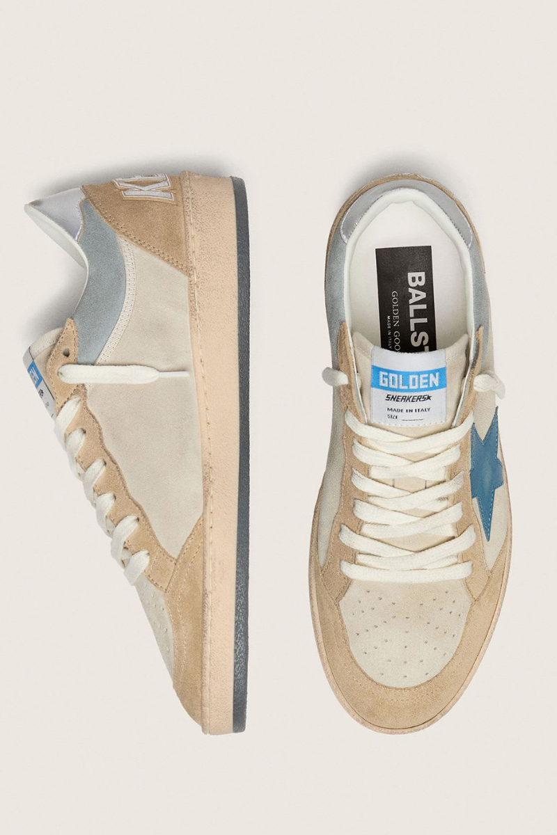 GOLDEN GOOSE BALLSTAR SUEDE SNEAKER-Golden Goose-Boyds Philadelphia