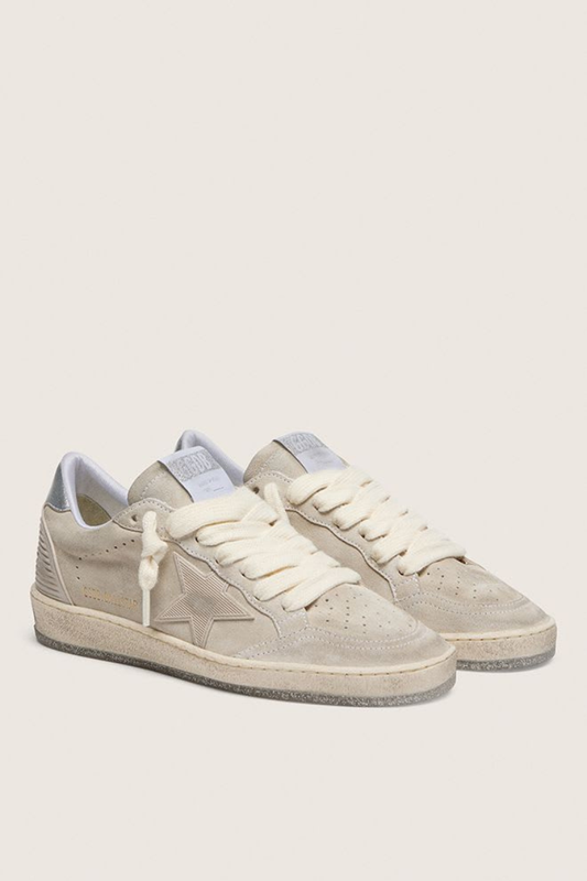 GOLDEN GOOSE BALLSTAR SUEDE SNEAKER-Golden Goose-Boyds Philadelphia