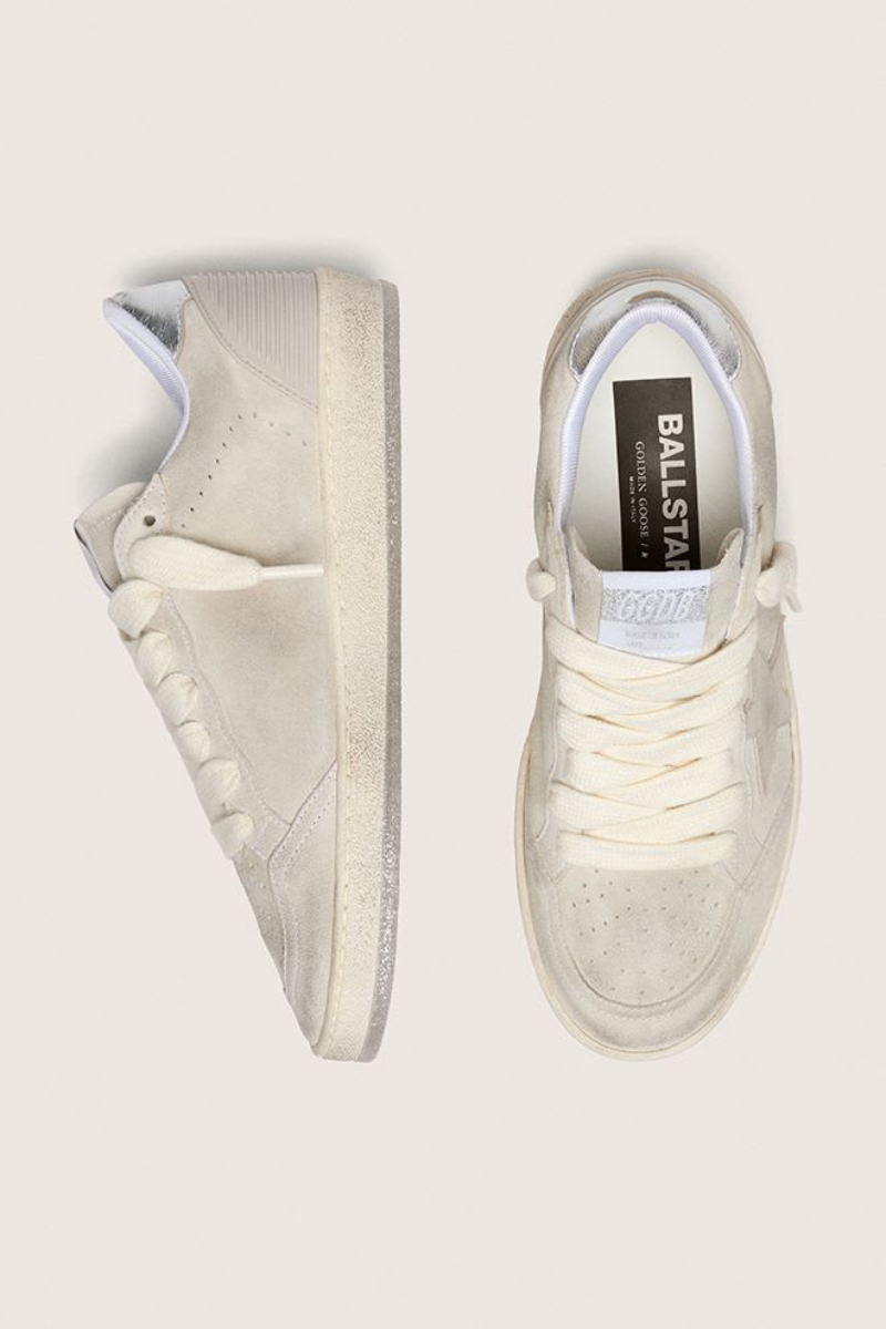 GOLDEN GOOSE BALLSTAR SUEDE SNEAKER-Golden Goose-Boyds Philadelphia
