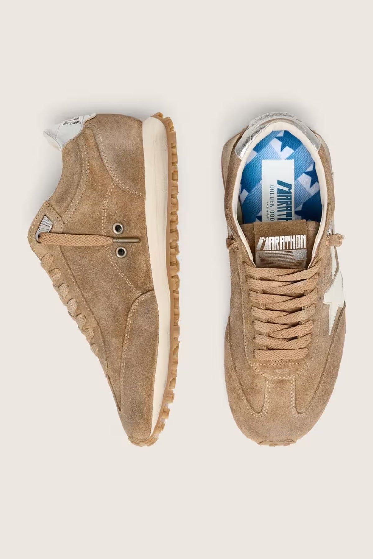 GOLDEN GOOSE RUNNING MARATHON SUEDE SNEA-Golden Goose-Boyds Philadelphia