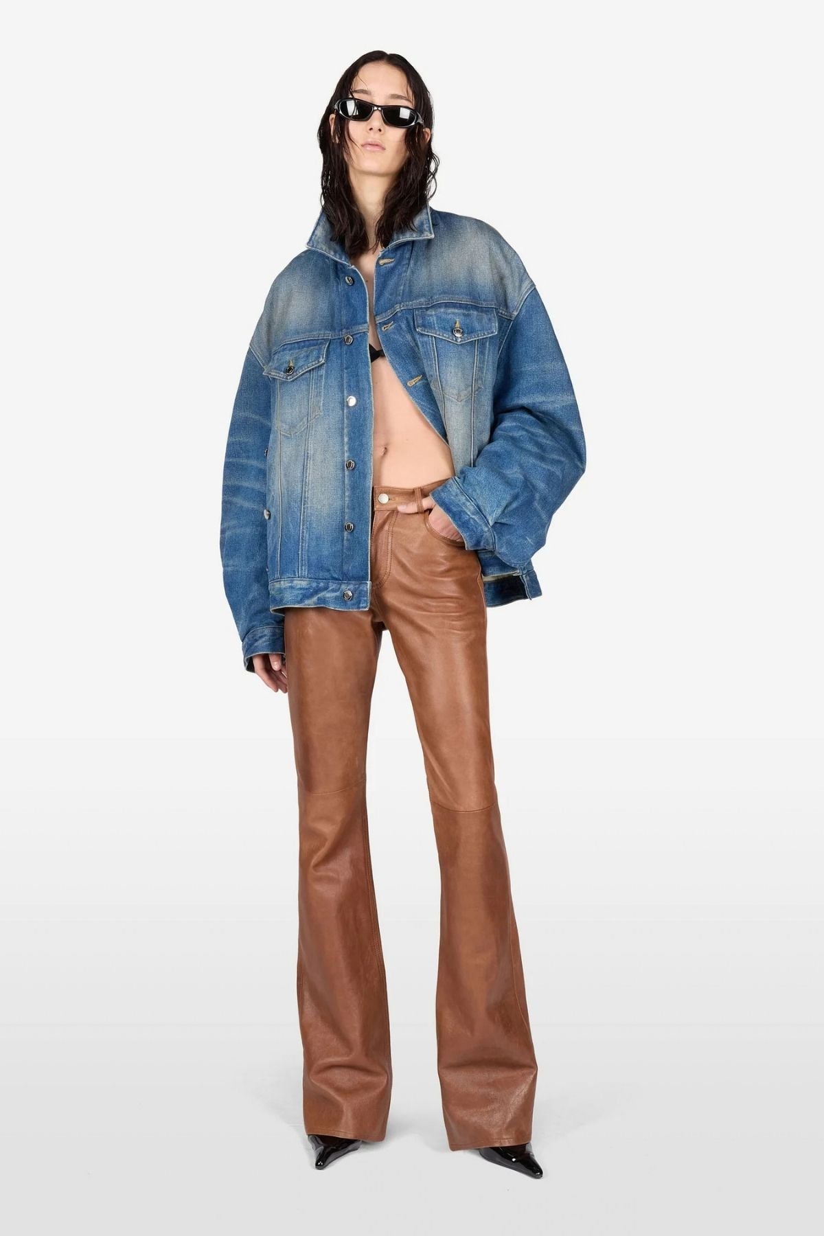 Flora Silky Leather Pants-HAIKURE-Boyds Philadelphia
