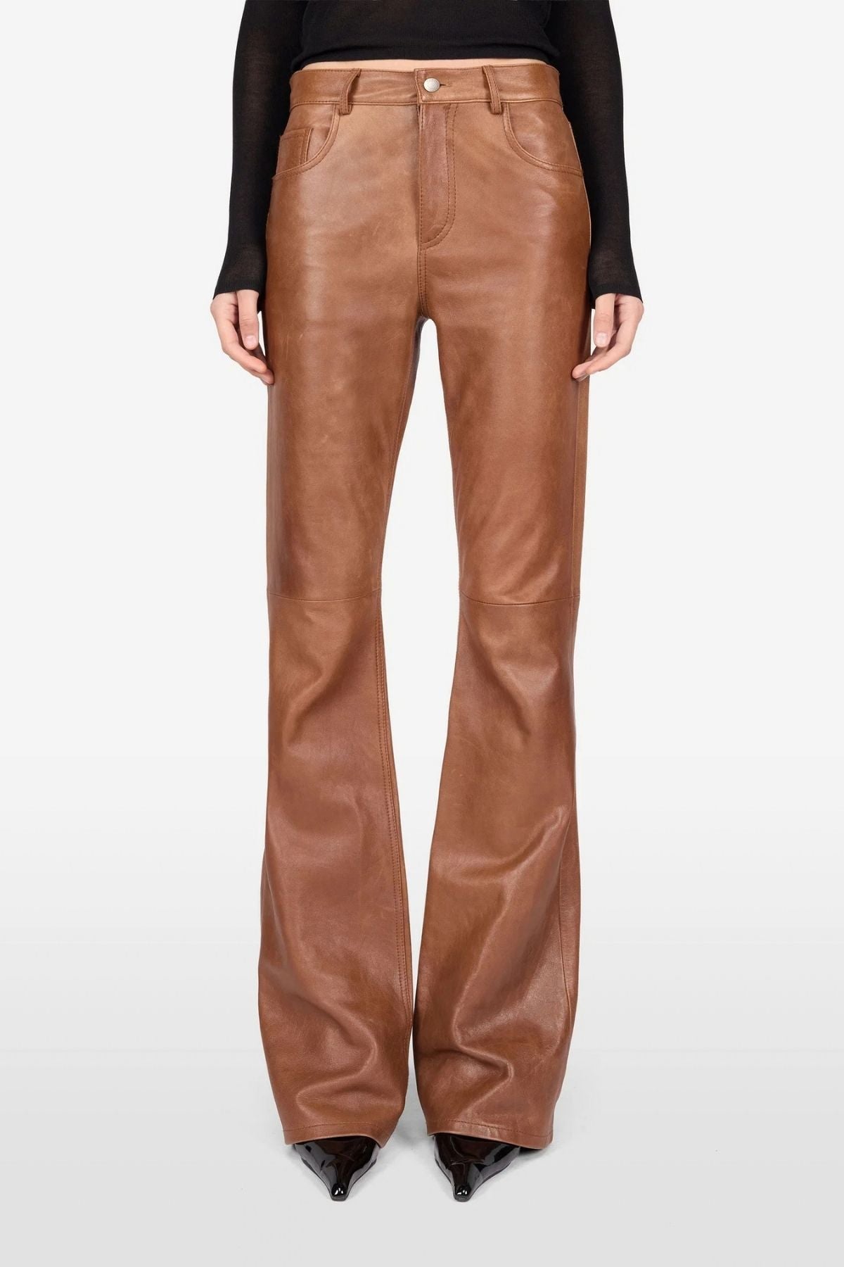 Flora Silky Leather Pants-HAIKURE-Boyds Philadelphia