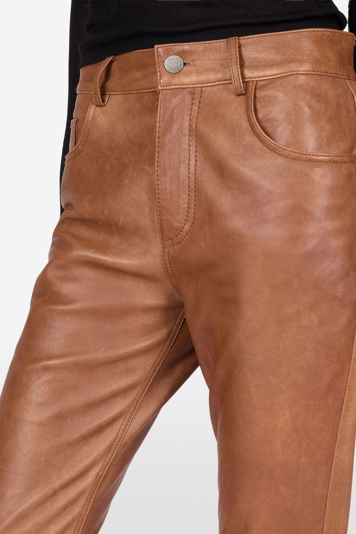 Flora Silky Leather Pants-HAIKURE-Boyds Philadelphia