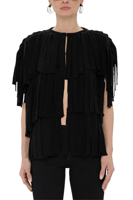 Natalia Tiered Fringe Top