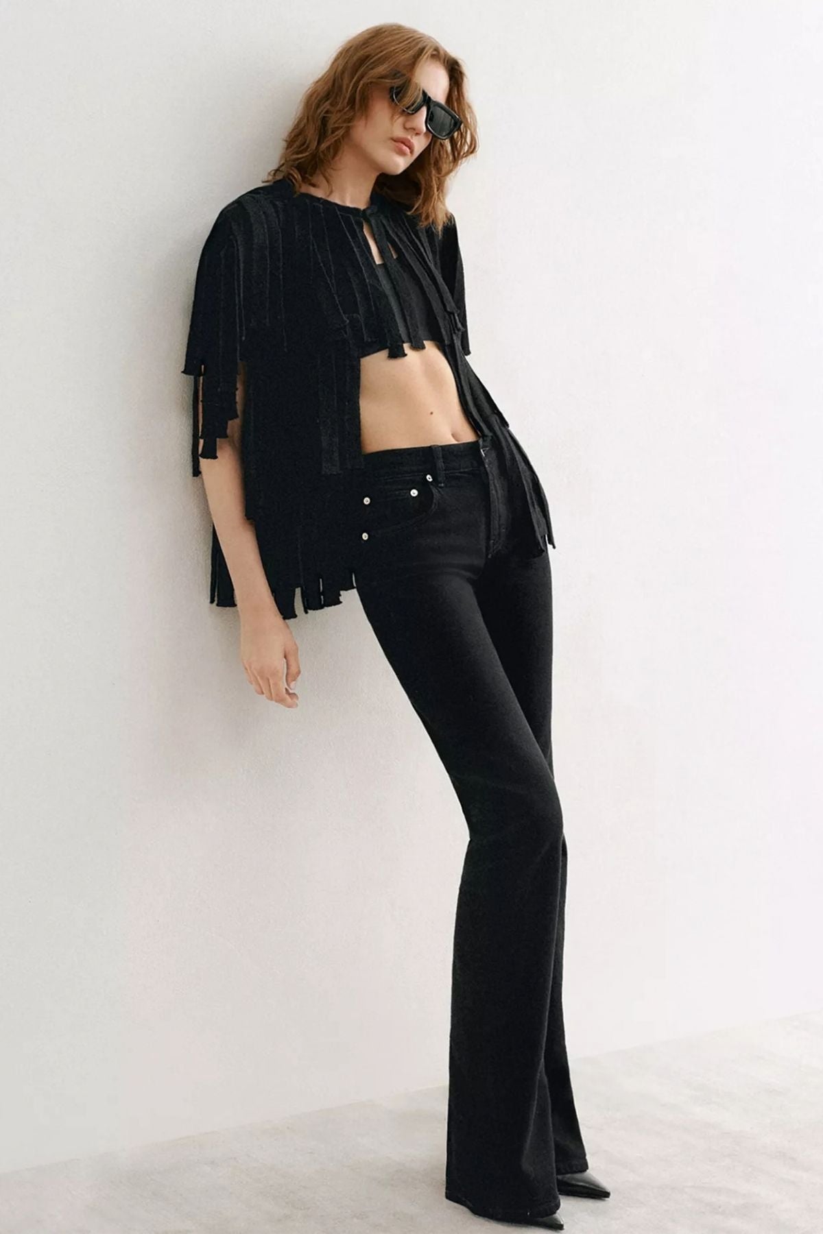 Natalia Tiered Fringe Top