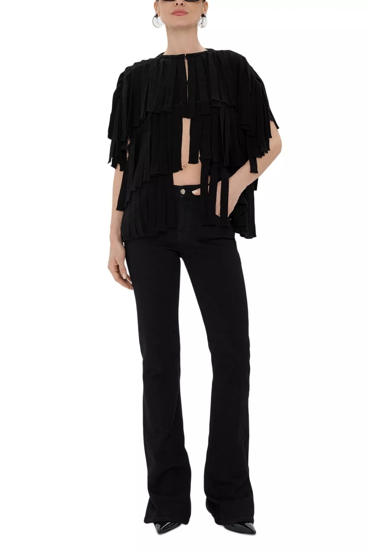 Natalia Tiered Fringe Top