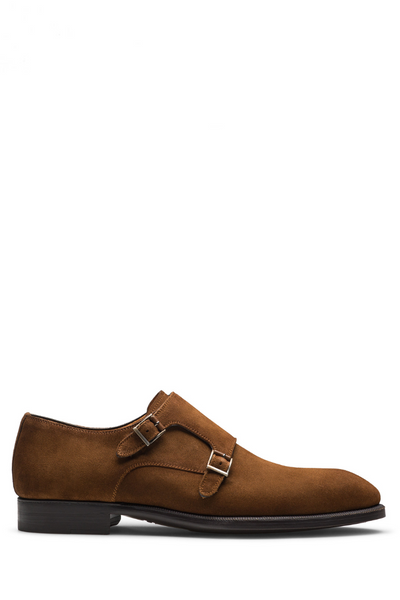 Harmon Double Monk Strap Shoes by Magnanni