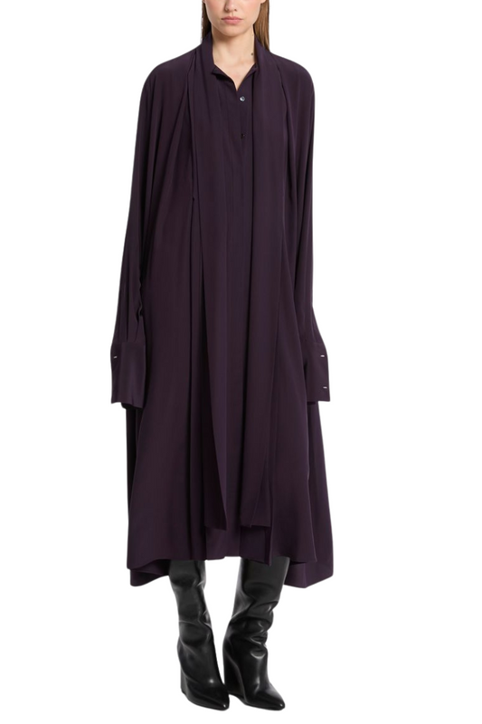 Draped Scarf Tie Shirt Dress-Michael Kors Collection-Boyds Philadelphia