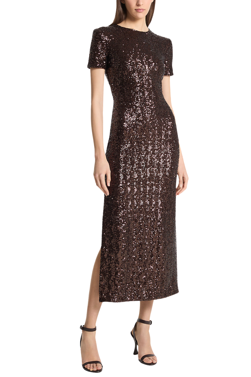 Sequined T-Shirt Dress-Michael Kors Collection-Boyds Philadelphia